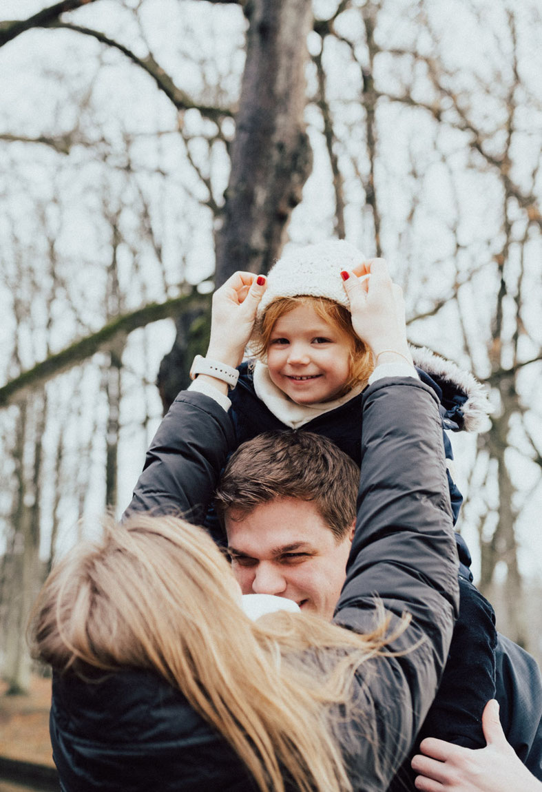 Familienshooting im winterlichen Nordkirchen