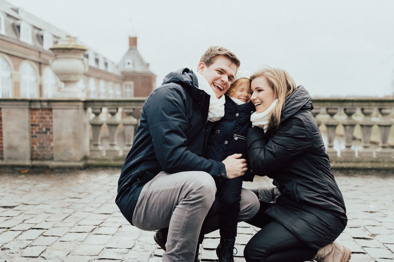 Familienshooting im winterlichen Nordkirchen