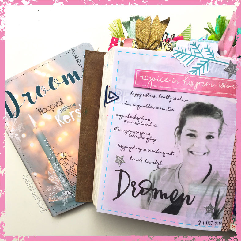 Voorbeeld biblejournaling #droomadvent