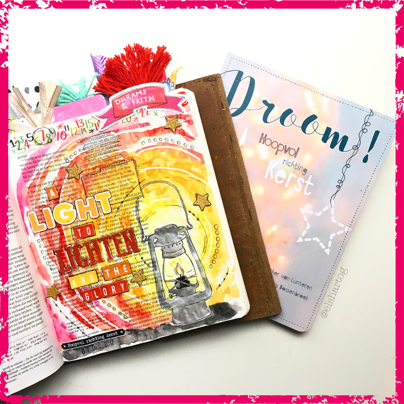Voorbeeld biblejournaling #droomadvent