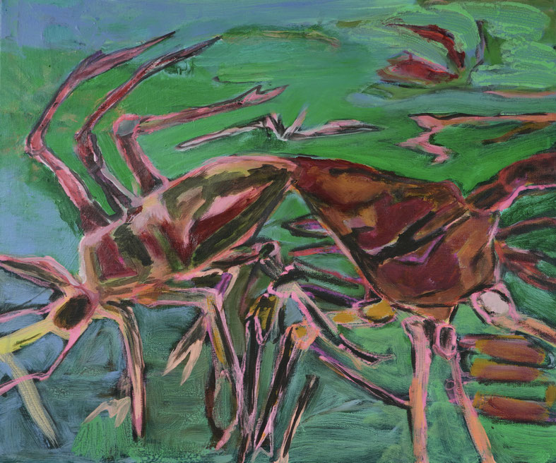 Weiter 4, 2026 Acryl auf Leinwand 60x50