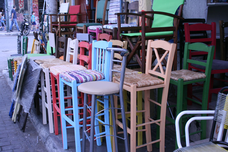 Athens Greece Monastiraki flea market ofpenguinsandelephants of penguins and elephants