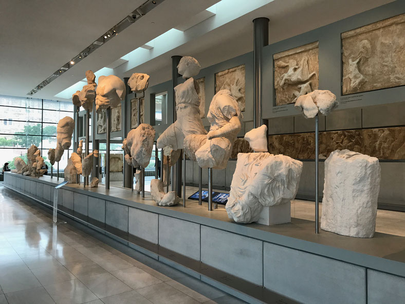 Athens Greece ofpenguinsandelephants Acropolis museum of penguins and elephants
