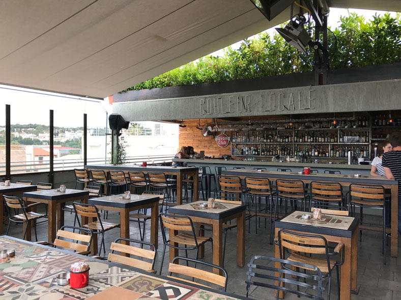 Athens Greece restaurant cafe view Acropolis Coeur Locale ofpenguinsandelephants of penguins and elephants