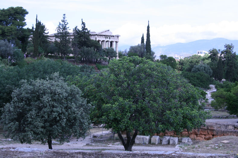 Athens Greece Temple of Hephaestus ofpenguinsandelephants of penguins and elephants ancient