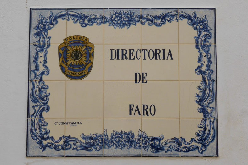 Police station sign