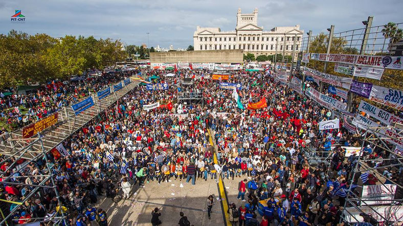 Primo maggio 2018, Montevideo (Uruguay)