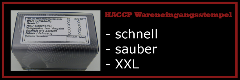 HACCP Stempel