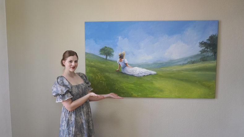 Acrylgemälde "Ozeanversunken" 130 x 80 cm