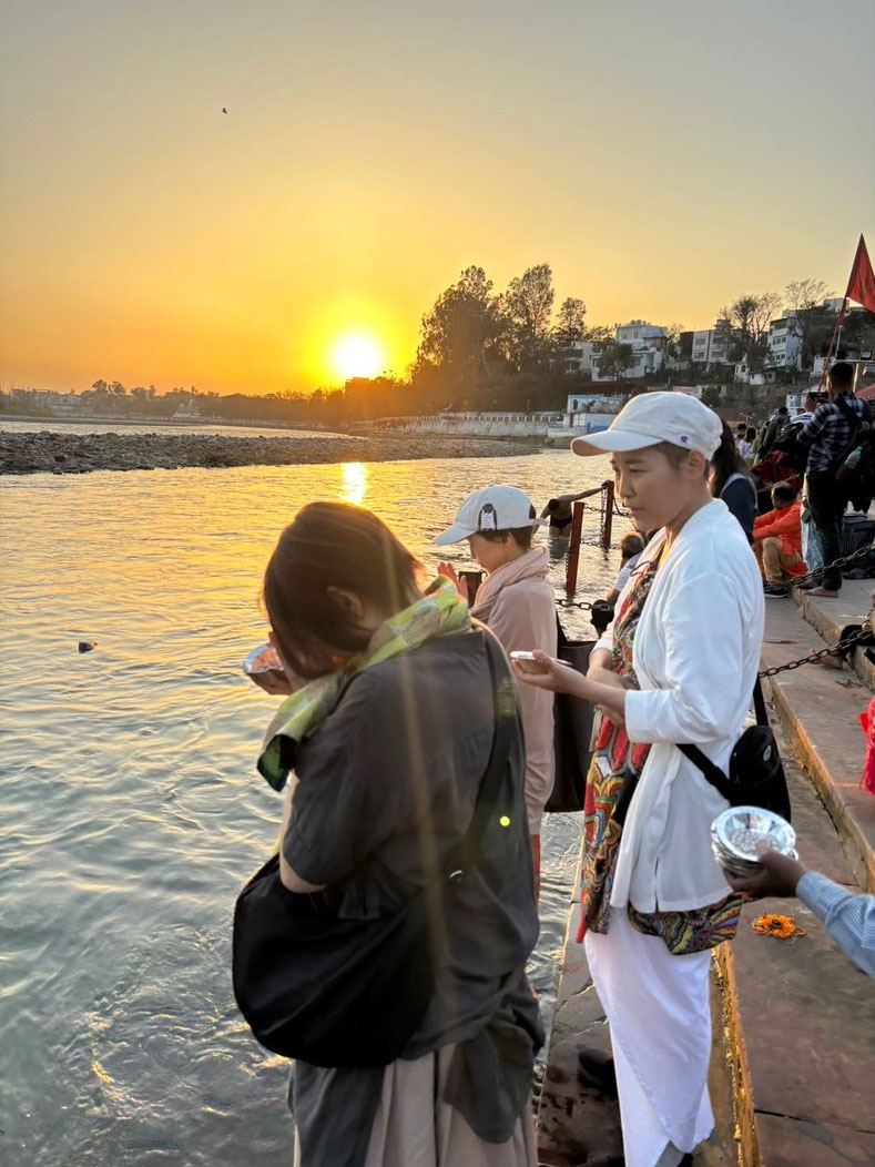 Sunset at the Ganga
