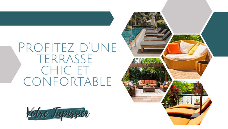 ameublement sur mesure - terrasse - bord de piscine - Grand Lyon