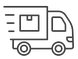 Lieferung von Windschutz mit LKW