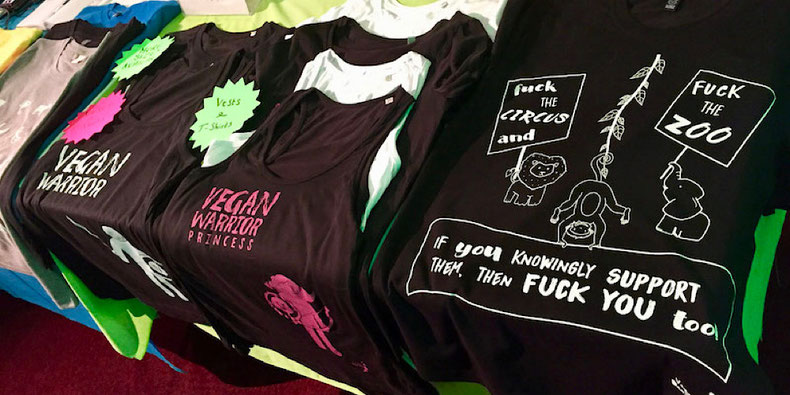 vegan deviant t-shirts leicester vegan festival