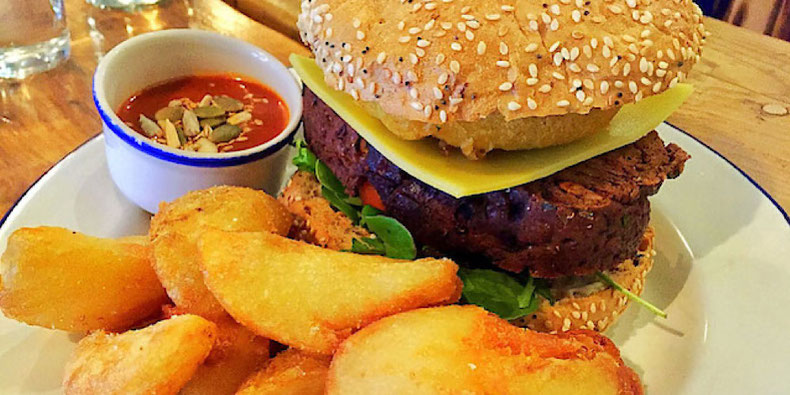 vegan cheeseburger anna loka