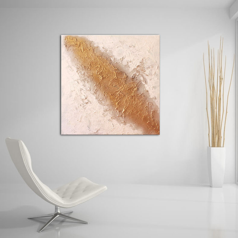 xxl bild gold von burk art