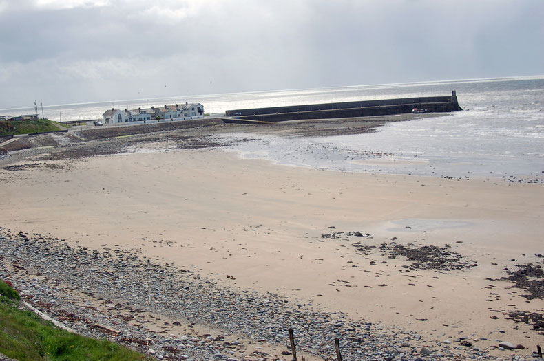 Blick zum Strand von Giles Quay