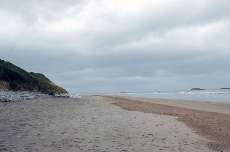 Portrush, Blick zum 3 km langen Curran Beach