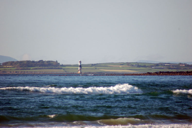 Strandhill Beach, Blick zum Black Rock Leuchtturm