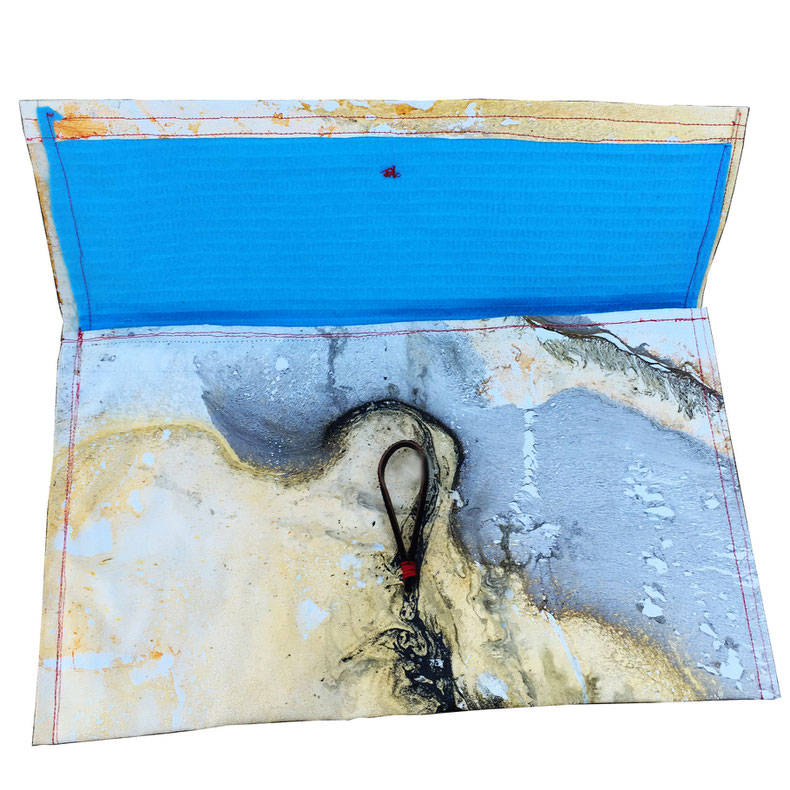galaxy clutch bag 6 - front opened