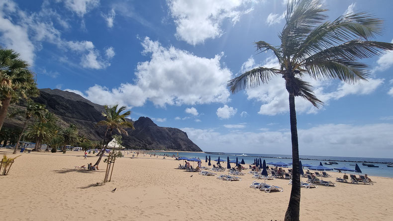 Strand Las Teresitas auf Teneriffa