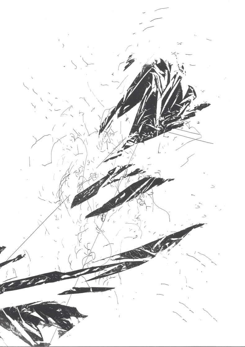 2711182240, imprint drawings series, 2018, inks on paper, 29,7x42 cm