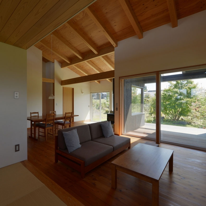 長野県 塩尻市 建築設計事務所 建築家 news設計室 丸山和男 住宅設計 設計監理 片丘の家Ⅱ JIA長野建築賞 優秀賞 香山壽夫