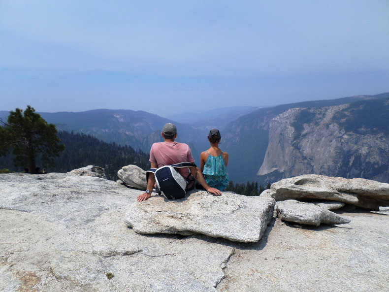 En haut de Sentinel Dome