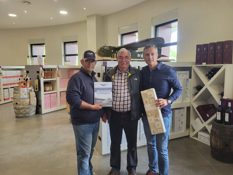 mai 2024- lancement en avant première du livre "Winged Commandos" au cellier des Archers aux Arcs sur Argens.