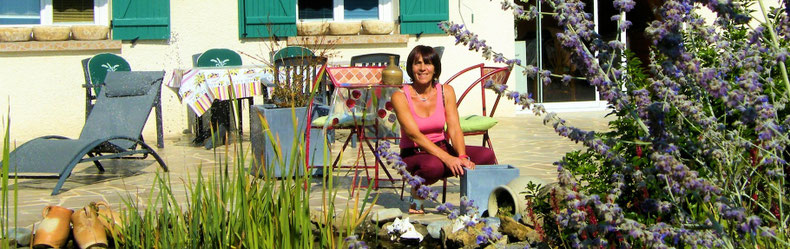 Chez Marie vous accueille sur la terrasse 