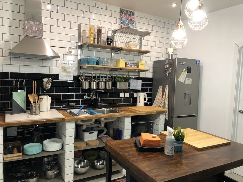 Our freshly renovated communal Kitchen