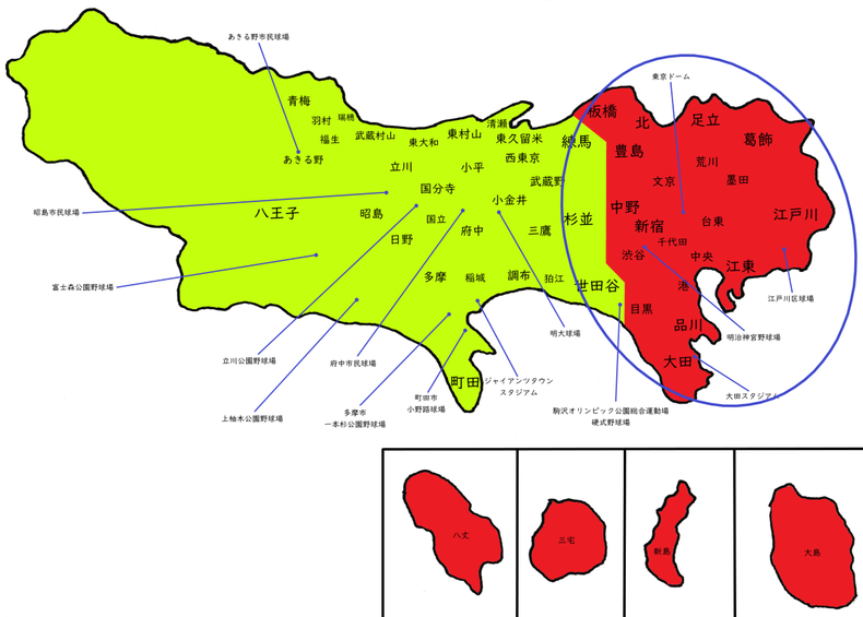 東東京高校野球地図