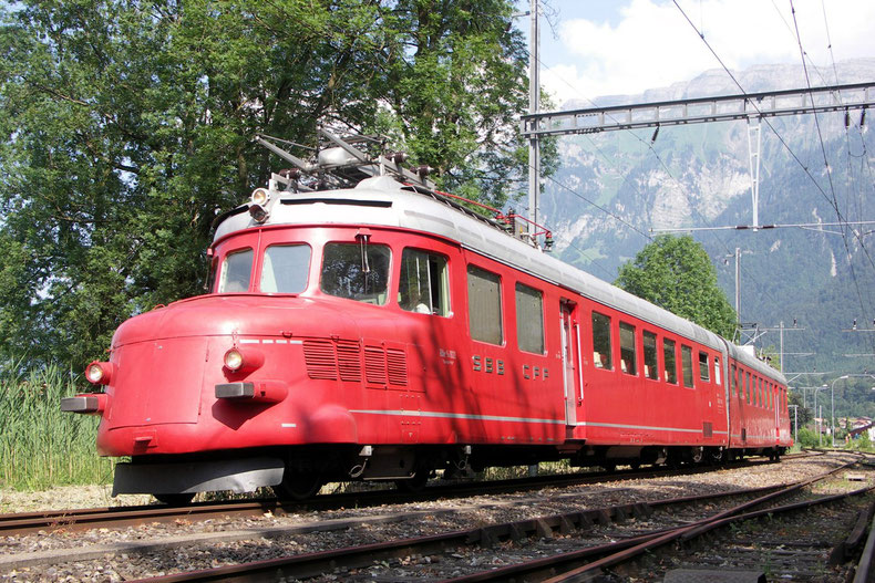 Roter Pfeil, Red Arrow, Switzerland, Schweiz, Schnelltriebwagen, RAe 4/8, 1021, Suisse, train, railway, SBB, churchill, pfeil, churchillpfeil