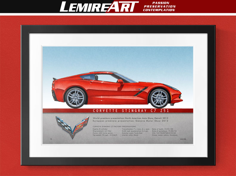 Corvette Stingray C7 Z51 coupe