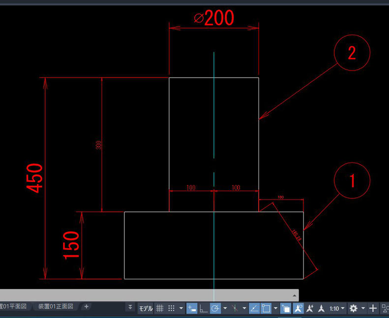 CADCIL　AutoCAD　入門・基礎　オンライン講座　レイアウト