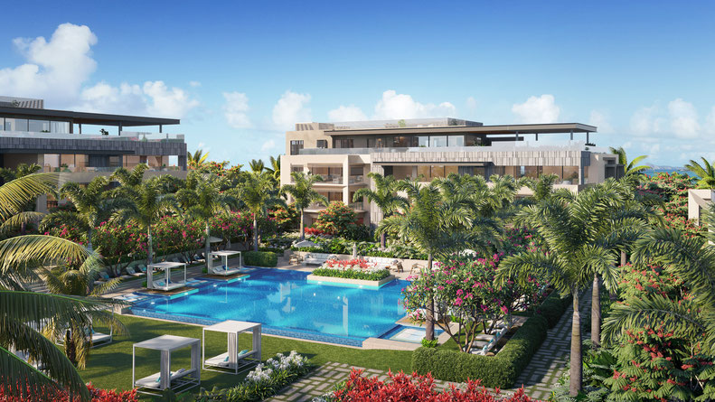 LA RESERVE PDS appartements penthouses et villas de luxe MONT CHOISY île Maurice