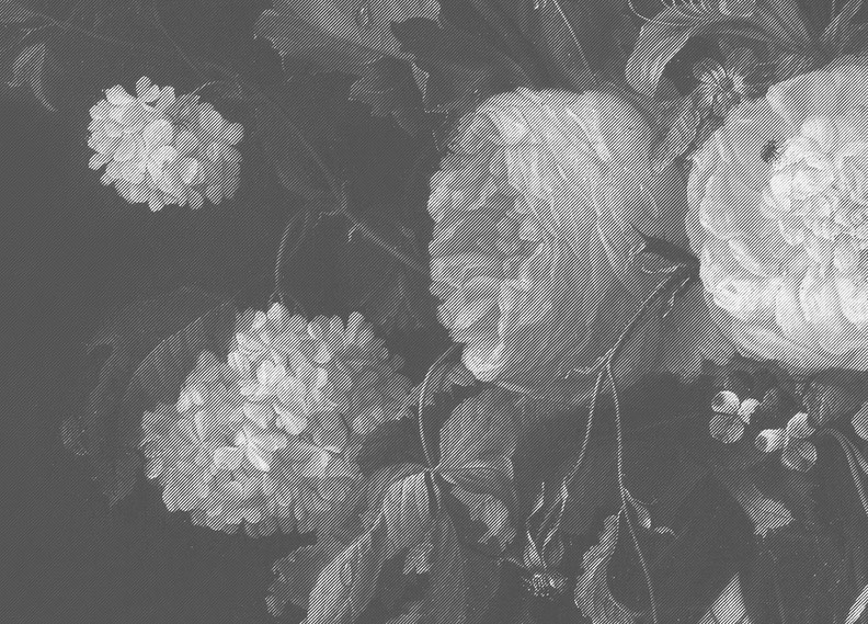 Behang Bloemen behang kinderkamer - Behang Bloemen