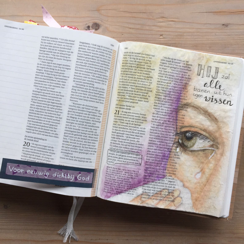 Voorbeeld biblejournaling Openbaring 21