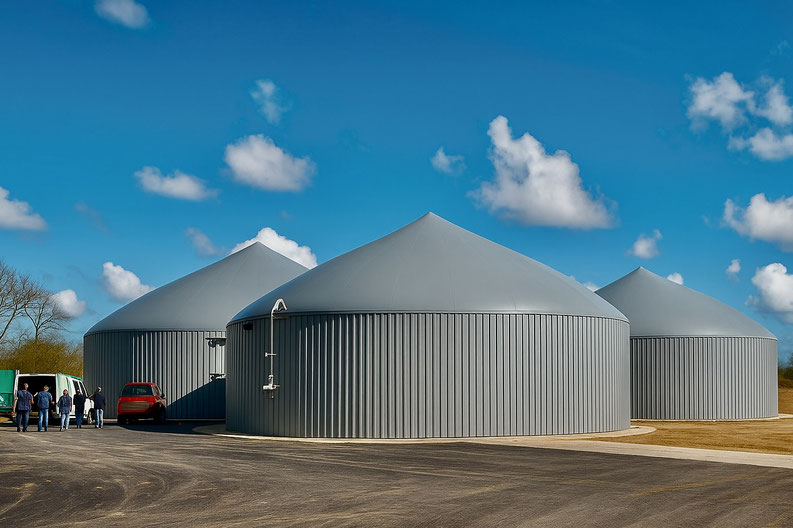 Biodigestores de acero con revestimiento - Aqualimpia