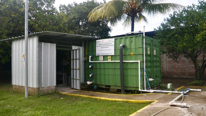 Planta piloto para produccion de biogás - Aqualimpia Engineering