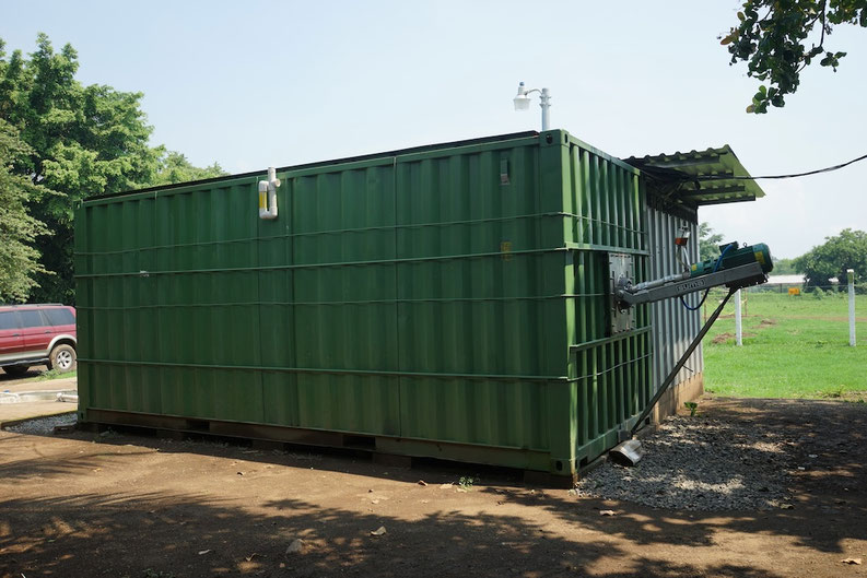 Planta piloto para producción de biogás -Aqualimpia