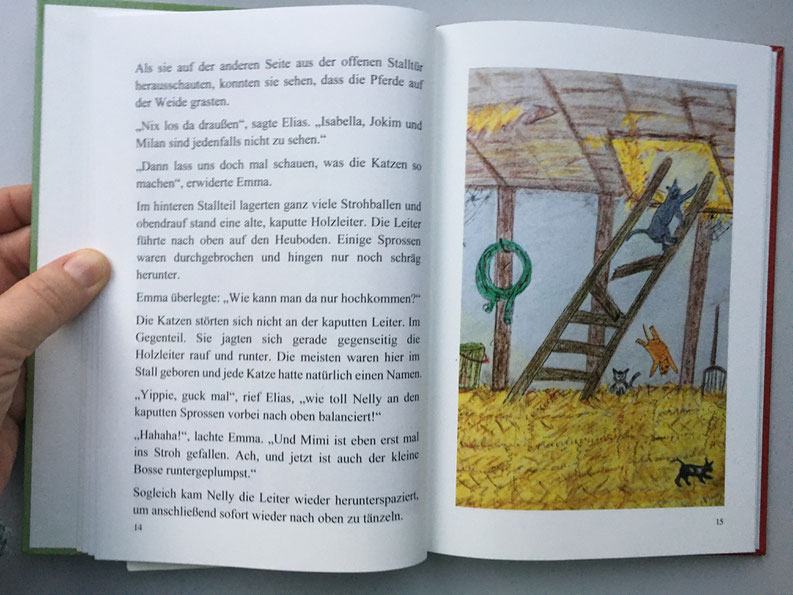 Ausschnitt aus der Geschichte KATZENGLÜCK