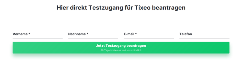 Bild zur Aufforderung zur Anmeldung für einen Testzugang für Tixeo um über Kanzleiberatung Jasis Consulting