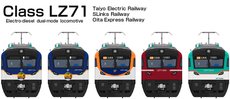 LZ71形デュアル機関車