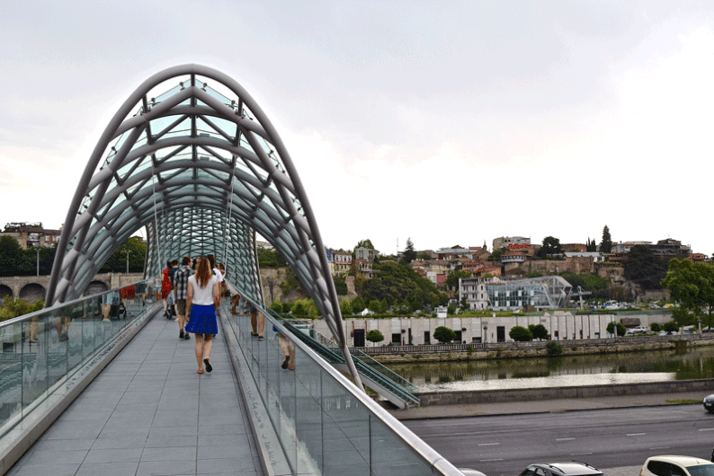 How to Spend Time in Tbilisi - Walk the Bridge of Peace