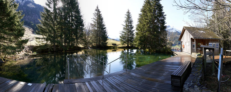 Schwandalpweiher Flühli Kneippanlage