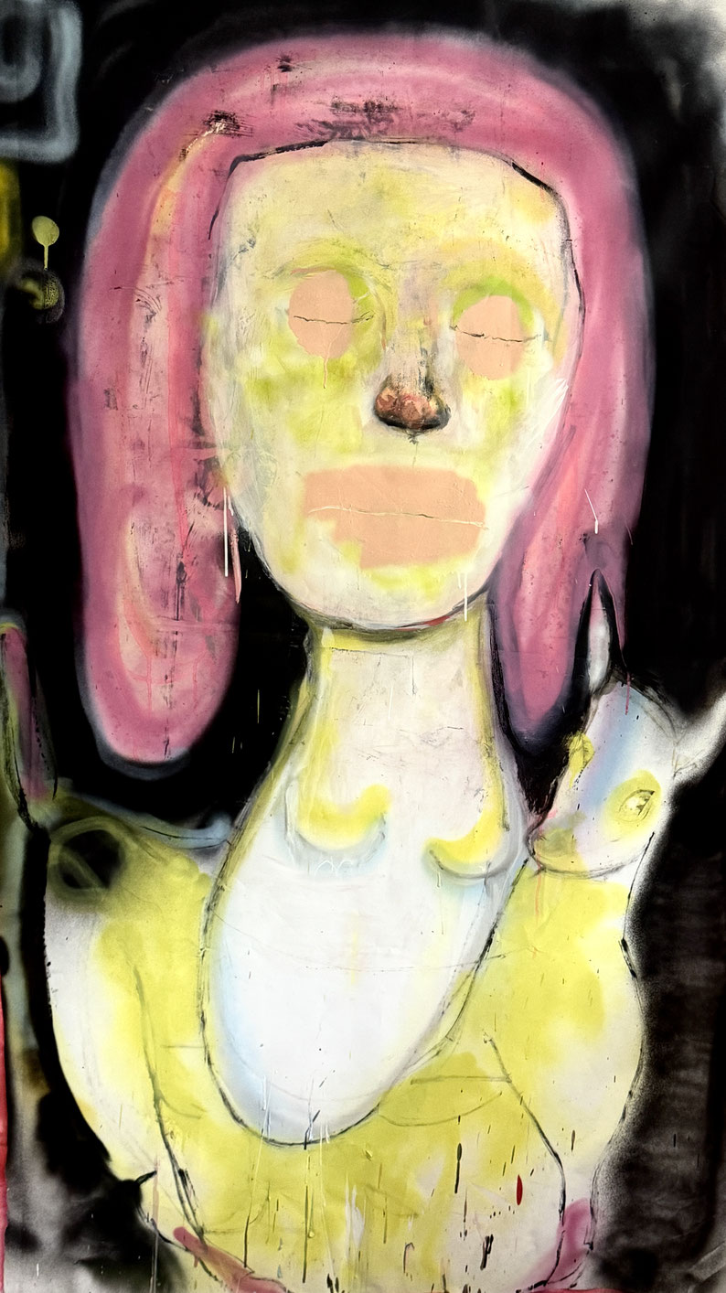 Rowdy , 200/120 cm , öl auf Leinwand 2025