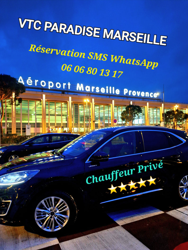 VTC Marseille Aéroport Marseille Provence  de nuit