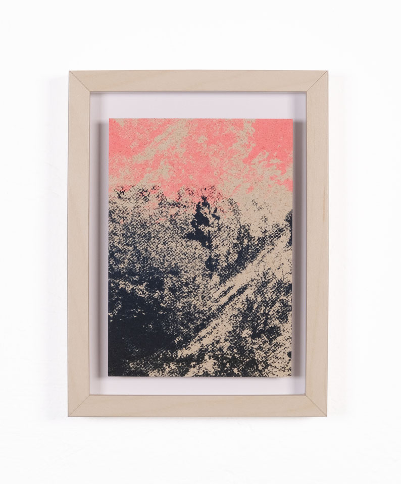 Parsifal , Siebdruck auf Graspapier 10x15cm, 2024, I/4