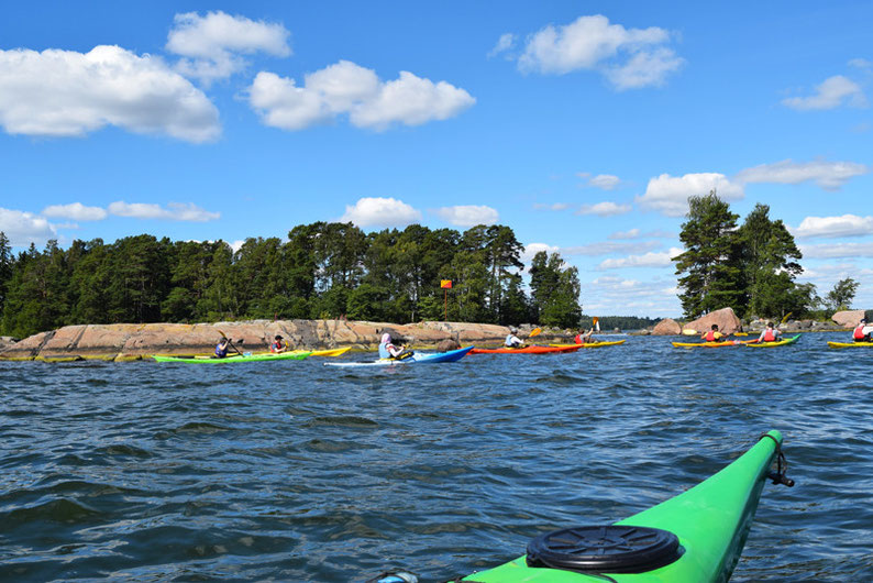 Kayaking in Finland - On the water