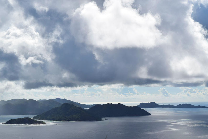 Get Seychelles' Best View at Nid d'Aigle - Misty view